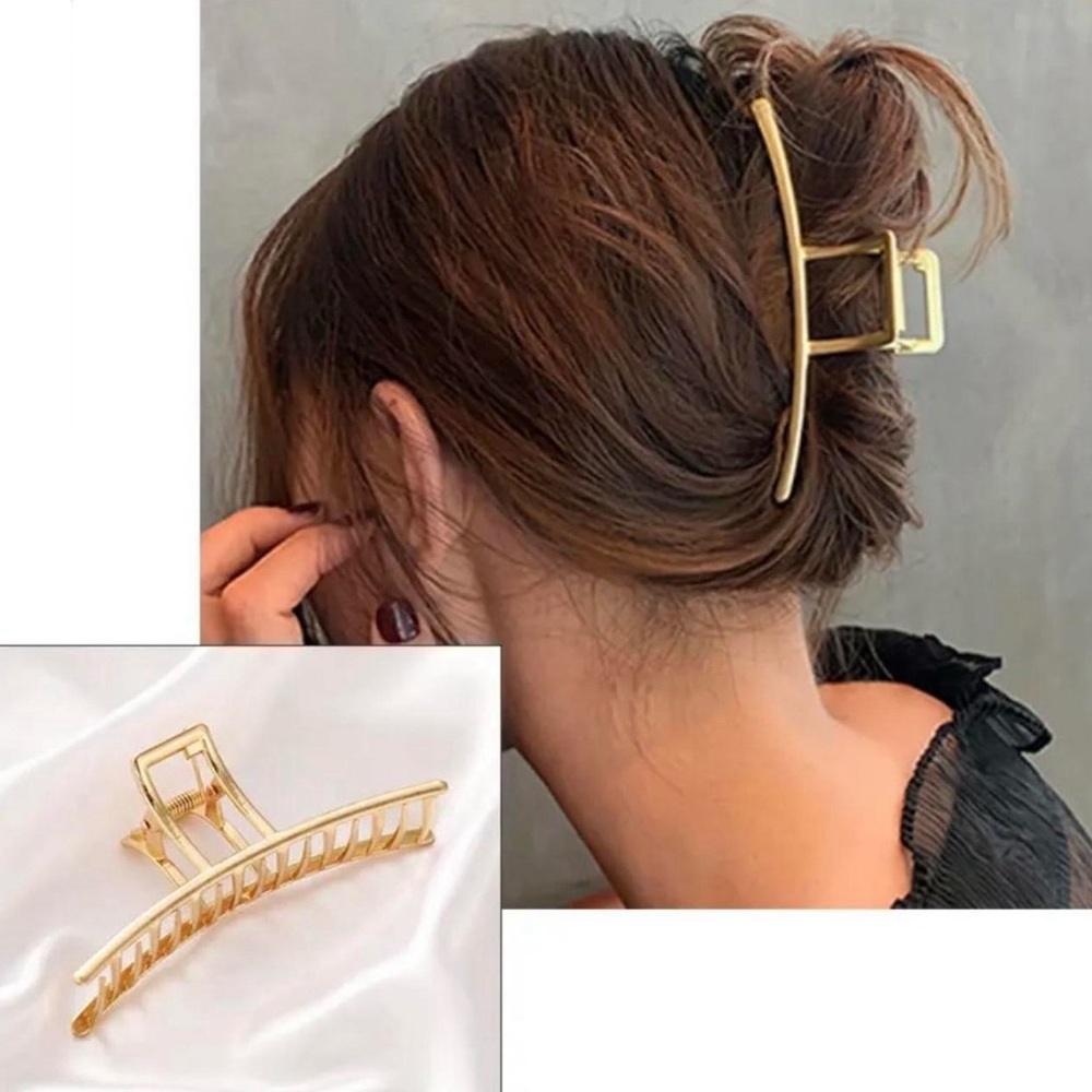 Elegant Gold Color Hair Claw